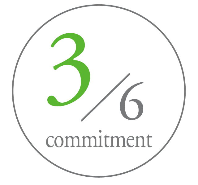 3/6 commitment